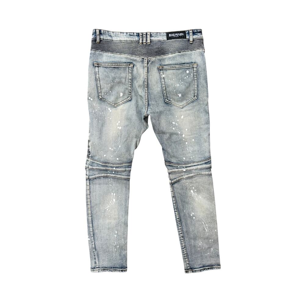 Size 38 - Balmain biker jeans - Picture 5 of 7